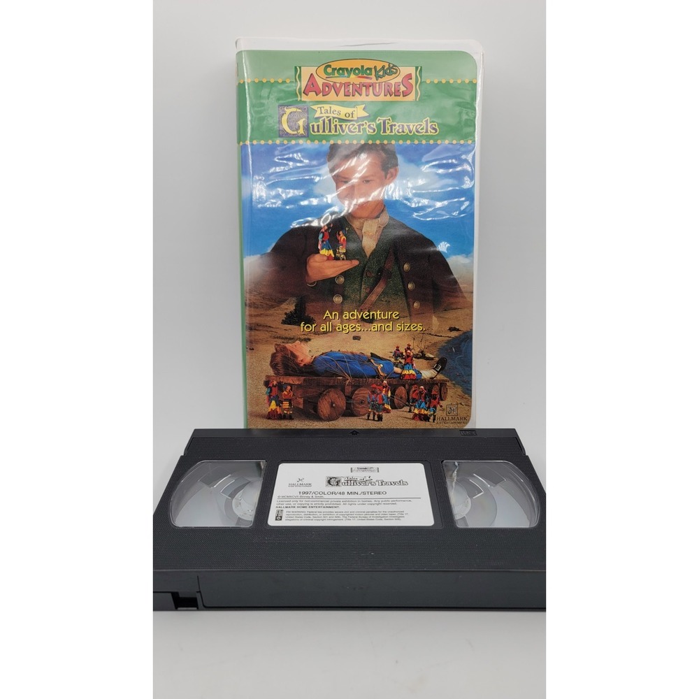Crayola Kids Adventures Sealed Tales Of Gullivers Travels‎ VHS Clamshell